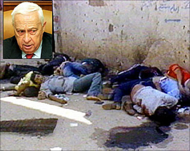 AS&Iacute COMETI&Oacute “ISRAEL” Y SUS COLABORADORES LA MASACRE DE SABRA Y CHATILA