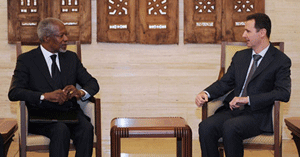 Al-Assad: “El éxito del Plan de Annan depende del cese del contrabando de armas”
