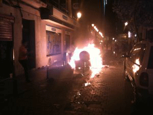 15 detenidos y 39 heridos en manifestaciones de Espa&ntildea