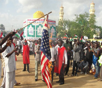 Musulmanes y Cristianos marchan en el D&iacutea del Quds en Nigeria