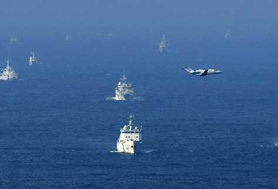 Siete barcos militares chinos, avistados en la zona de disputa con Japón