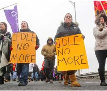 Abor&iacutegenes canadienses contin&uacutean sus protestas