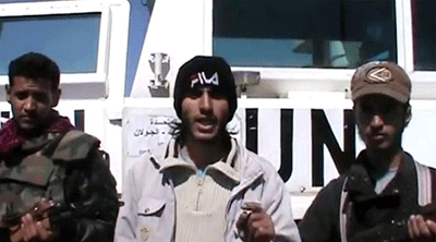 Rebeldes sirios secuestran a 20 soldados de la ONU en el Golán