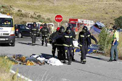 Accidente de autobús en España cobra la vida de 9 personas