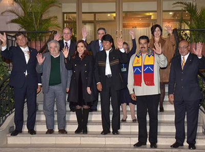 Presidentes de la región arroparon a Evo Morales en Cochabamba