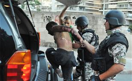 La policía libanesa se adelanta a los terroristas