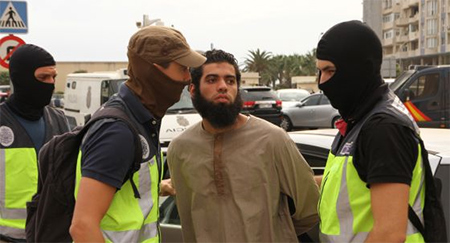 Detenidos 9 supuestos terroristas vinculados a Daesh en Melilla y Nador
