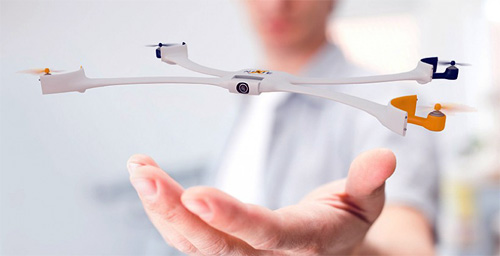 El primer drone portable en la muñeca