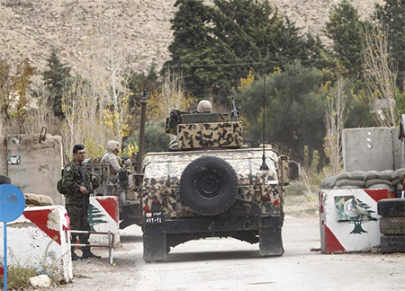 Ejército libanés hostiga a terroristas en Arsal