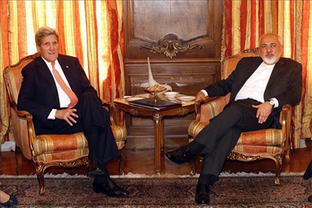 Yavad Zarif se reúne con John Kerry en Nueva York
