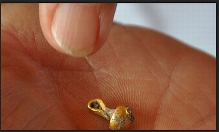 Encuentran en Bulgaria una joya de oro de hace 6600 años