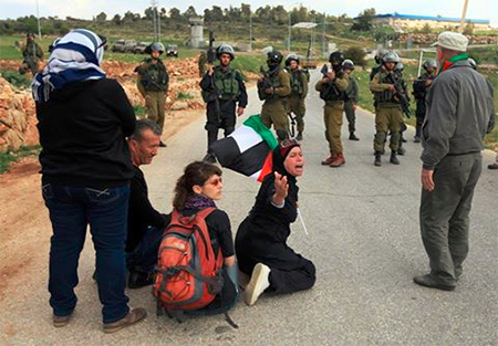 La ocupación israelí reprime violentamente una protesta palestina