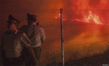 Estado de emergencia en Valparaíso por un incendio forestal