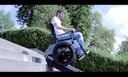 Desarrollan la primera silla de ruedas para subir escaleras