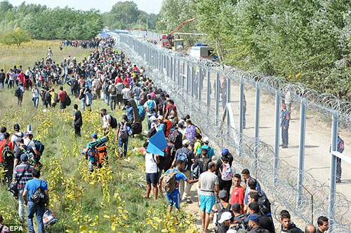 Los refugiados y la amenaza terrorista están relacionados en el espíritu europeo