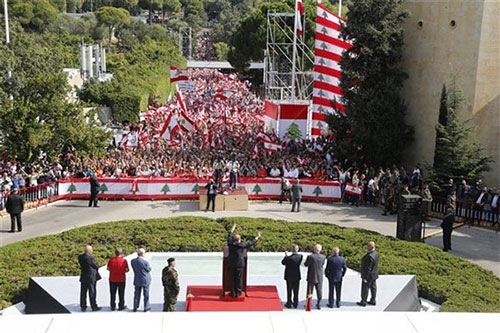 El presidente de Líbano promete extirpar la corrupción