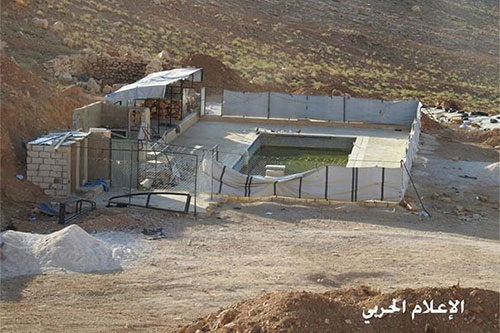 En fotos, el cuartel con piscina que los terroristas construyeron en Líbano