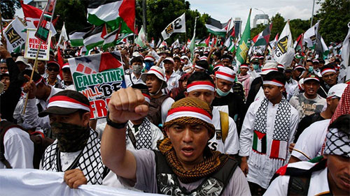 En fotos: Desde Marruecos hasta Indonesia, protestas masivas contra Trump
