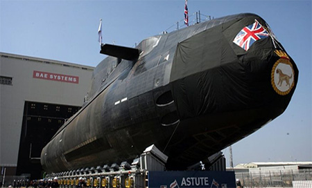 La flota británica inoperativa de submarinos nucleares