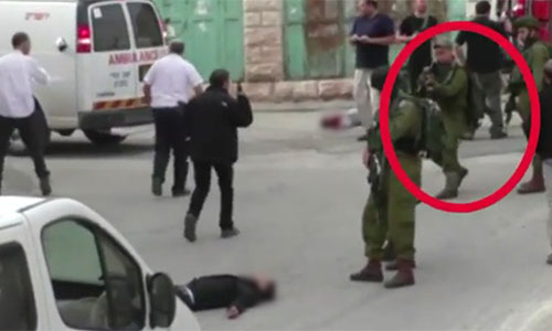 El ejército sionista reduce la condena al soldado que mató a un palestino