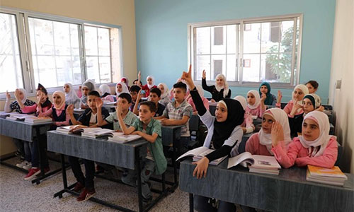 Más de 2600 escuelas han sido rehabilitadas en Siria durante el 2018