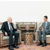ASSAD DISCUTE CON HOSS LOS ACONTECIMIENTOS DE SIRIA Y SUS REPERCUSIONES SOBRE EL L&IacuteBANO