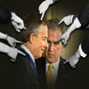 Bush y Blair, villanos por ley