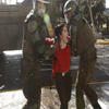 Santiago y la manifestación estudiantil nuevamente junto con la Gendarmería