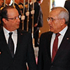 Hollande apoya a Suleiman en la defensa de la estabilidad del Líbano