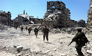 El barrio de Jaldiy&eacute;, en el corazón de Homs, devastado por la guerra