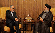 Encuentro Nasrolá - Boroujerdi en beirut