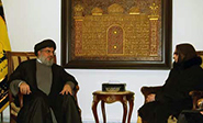 Sayed Nasrolá recibe en Beirut al símbolo de Resistencia argelina