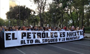 M&eacute;xico: Más de 2500 personas se manifestaron contra reforma energ&eacute;tica
