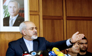 Canciller iraní Yawad Zarif en Beirut