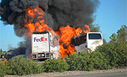 Colisión mortal en una carretera de Californis