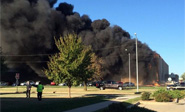 Un avión se choca contra un edificio en Kansas, EEUU