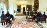 Aoun se re&uacute;ne con una delegaci&oacute;n del bloque &ldquo;Lealtad a la Resistencia&rdquo;