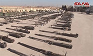 Impactante arsenal de Daesh capturado por el ej&eacute;rcito sirio
