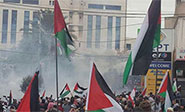 Masiva manifestaci&oacute;n de protesta ante la embajada estadounidense en Beirut