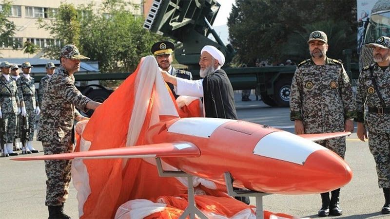 Ir&aacute;n presenta su nuevo dron de alta precisi&oacute;n que puede atacar blancos lejos de sus fronteras