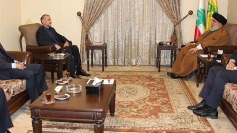 Canciller de Ir&aacute;n y l&iacute;der de Hezbol&aacute; se re&uacute;nen en L&iacute;bano
