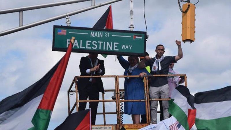 Acci&oacute;n sin precedente en EEUU: cambian el nombre de una calle a &ldquo;Palestine Way&rdquo;