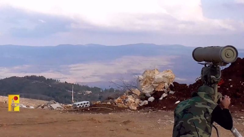 En V&iacute;deo: Un misil de la Resistencia de L&iacute;bano impacta en medio de soldados sionistas