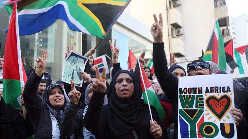 Desde Beirut saludan a Sud&aacute;frica con un acto de solidaridad