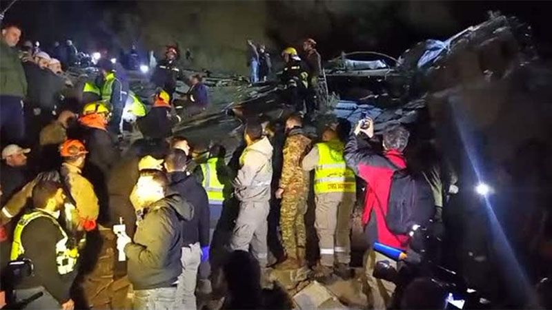 Cuatro muertos tras el derrumbe de un edificio en un suburbio cerca de Beirut