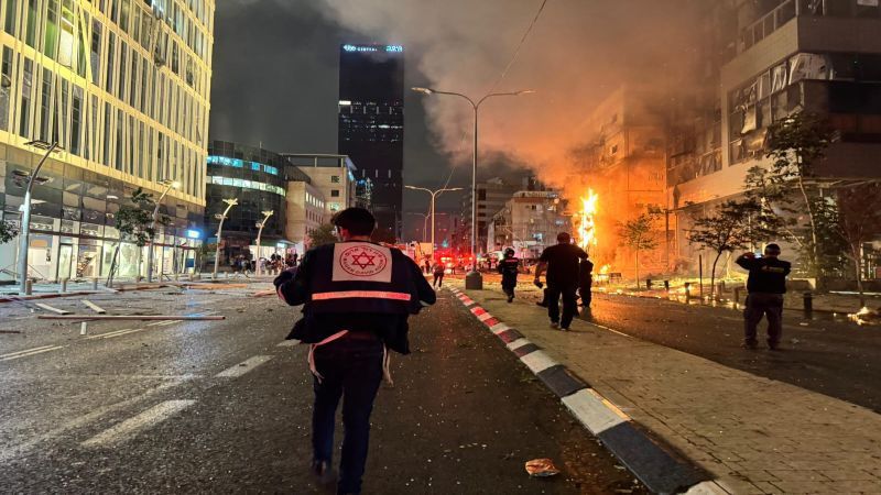 P&aacute;nico y destrucci&oacute;n en Tel Aviv por un misil de la Resistencia libanesa