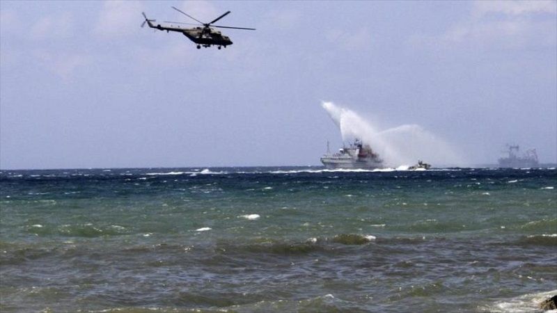 Las Fuerzas Armadas de Rusia realizan un ejercicio con lanzamientos de misiles de precisi&oacute;n en el mar Mediterr&aacute;neo