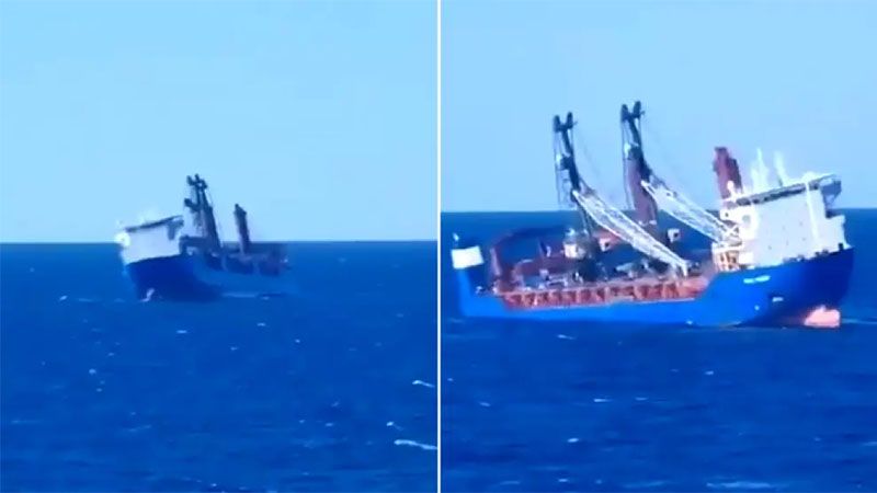 Dos desaparecidos tras hundimiento de un mercante ruso en el Mediterr&aacute;neo