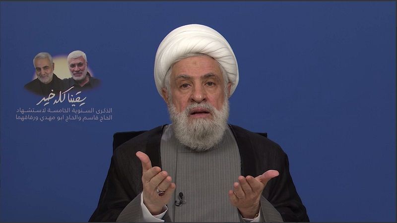 Naim Qasem: La Resistencia decide cu&aacute;ndo y c&oacute;mo actuar contra el enemigo israel&iacute;