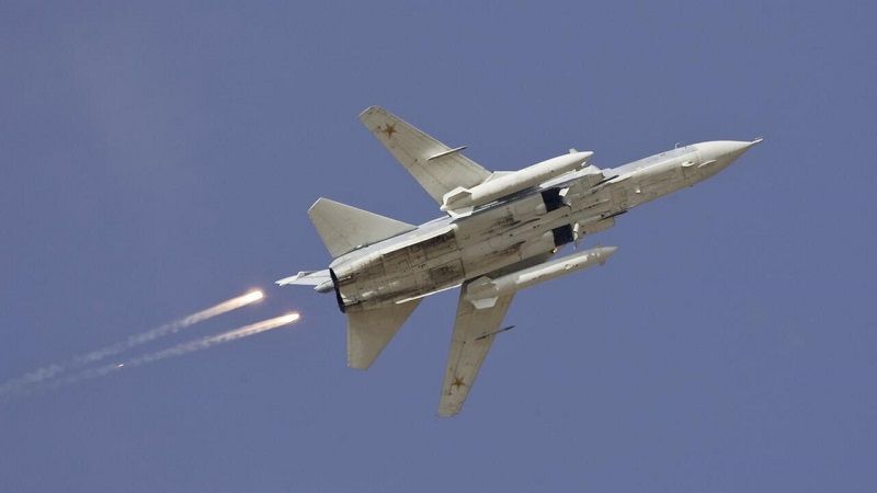 Las FFAA de Rusia derriban un caza Su-27 ucraniano